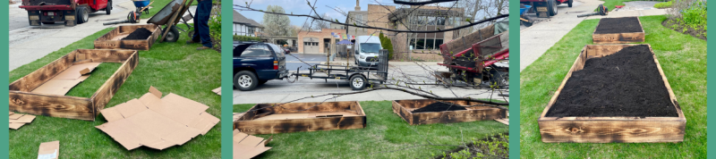 Raised Bed Installation Images