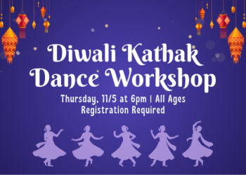 Register for Diwali Kathak Dance Workshop on November 5