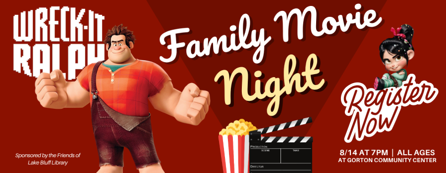 Register for Family Movie Night at Gorton Community Center