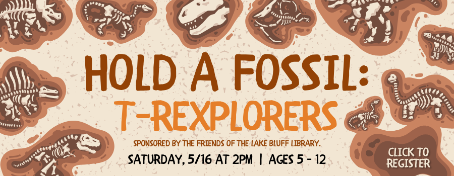 Register for the Hold a Fossil program on May 16 at 2pm
