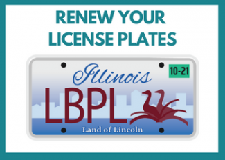 Renew your license plates.